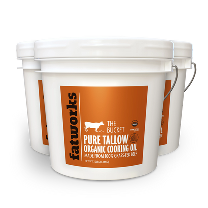 1 Gallon  Organic Grass Fed Tallow