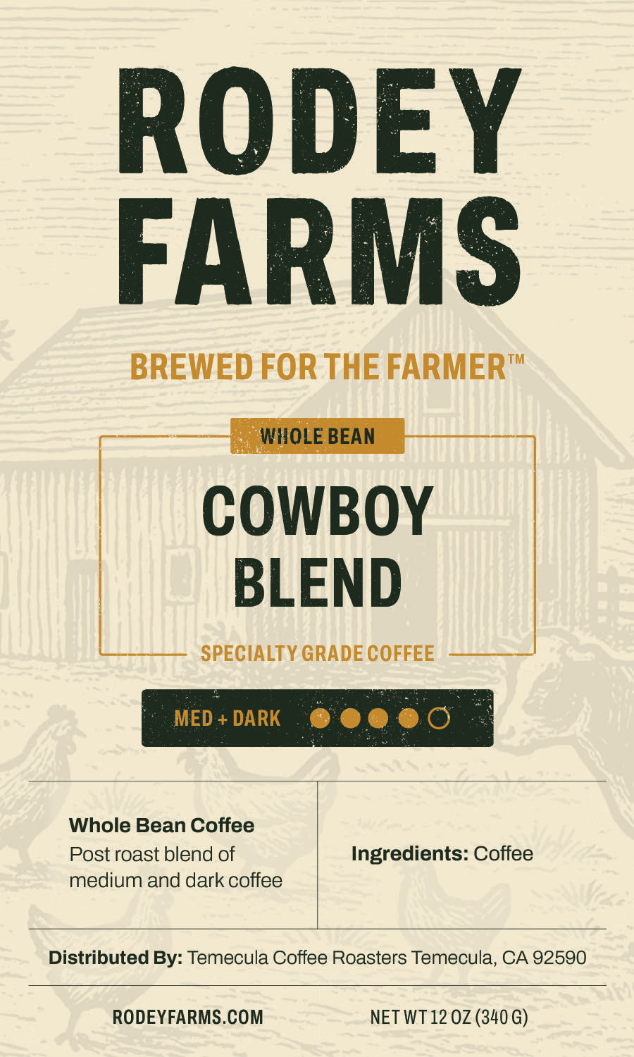 Cowboy Blend - Medium and Dark Roast
