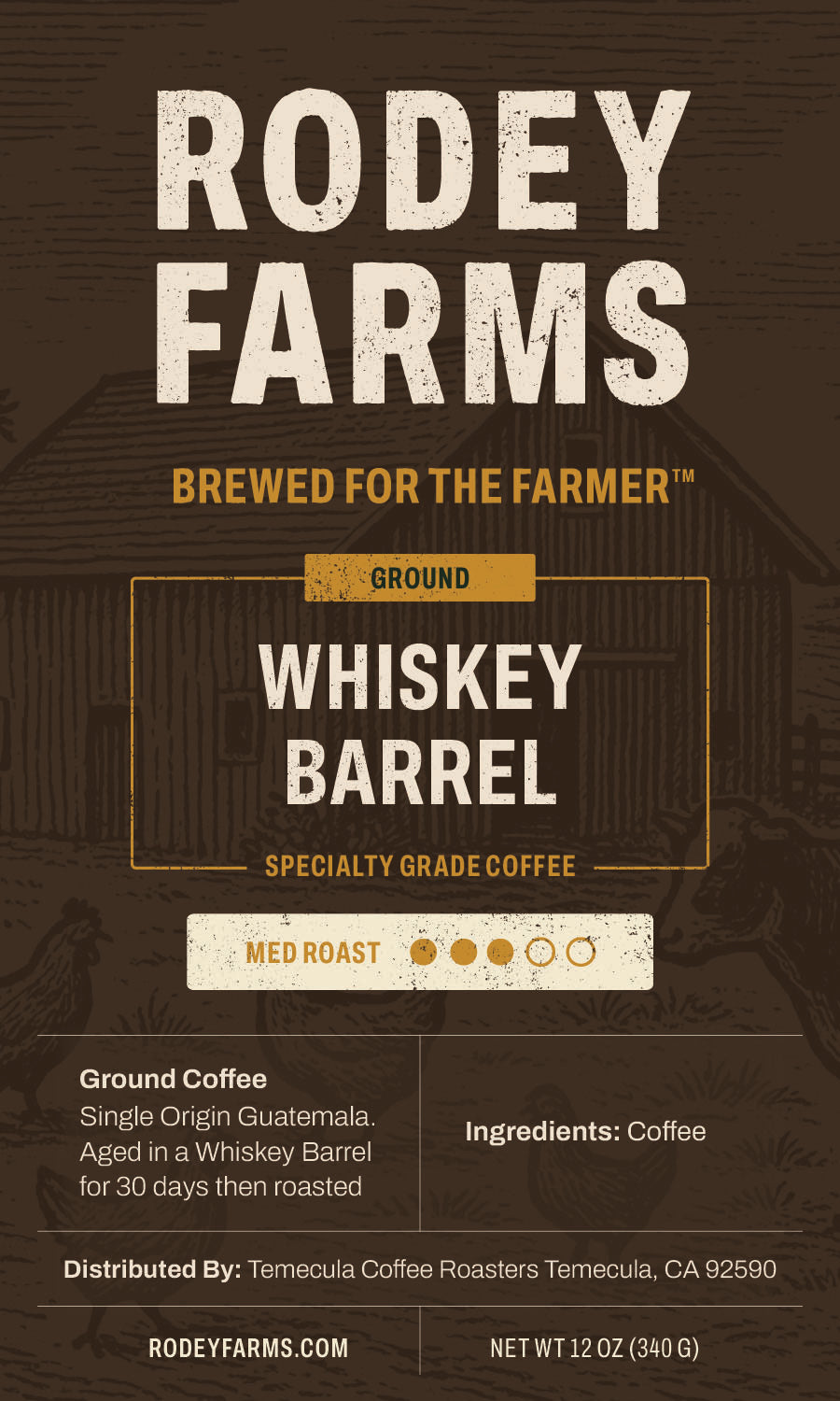 Whiskey Barrel Aged Coffee - Guatemala
