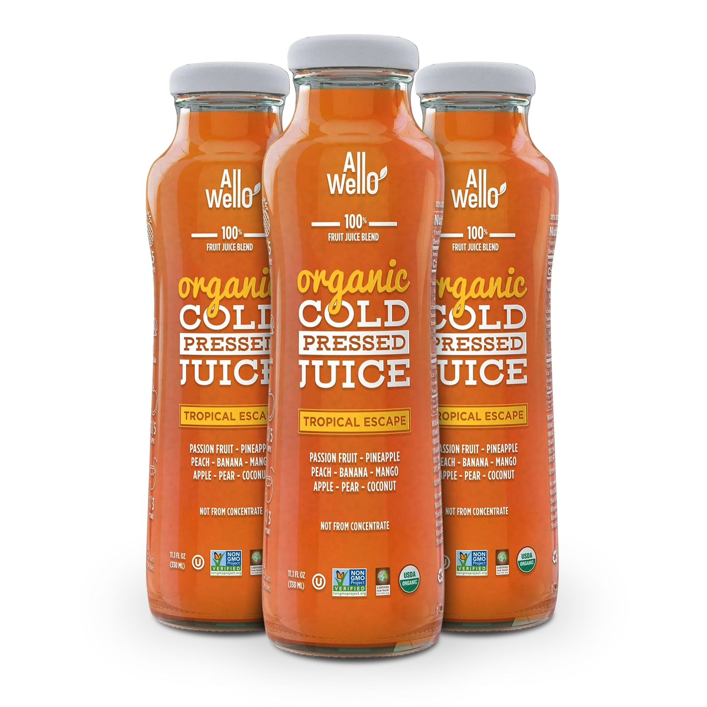 Organic Cold-Pressed Tropical Escape Juice