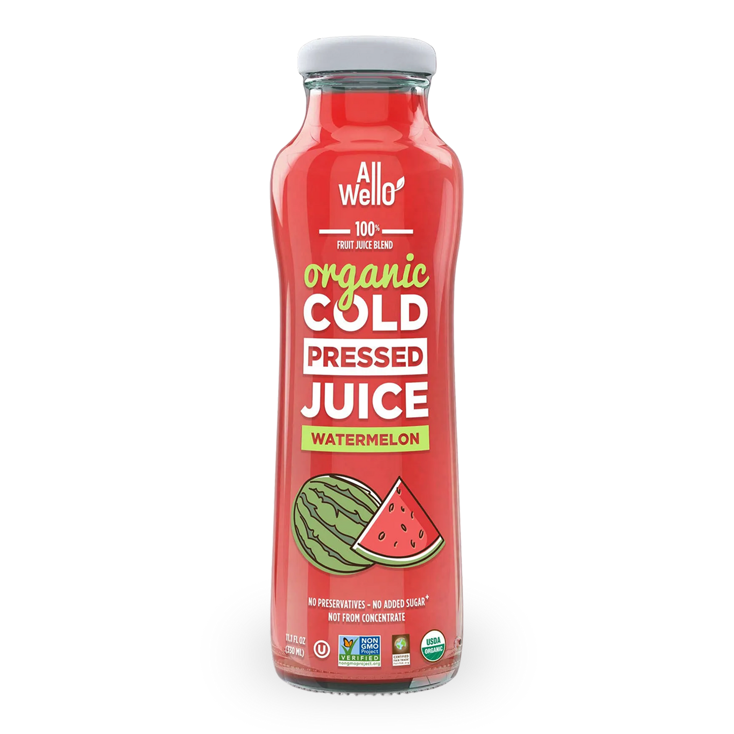 Refreshing Organic Watermelon Cold-Pressed Juice