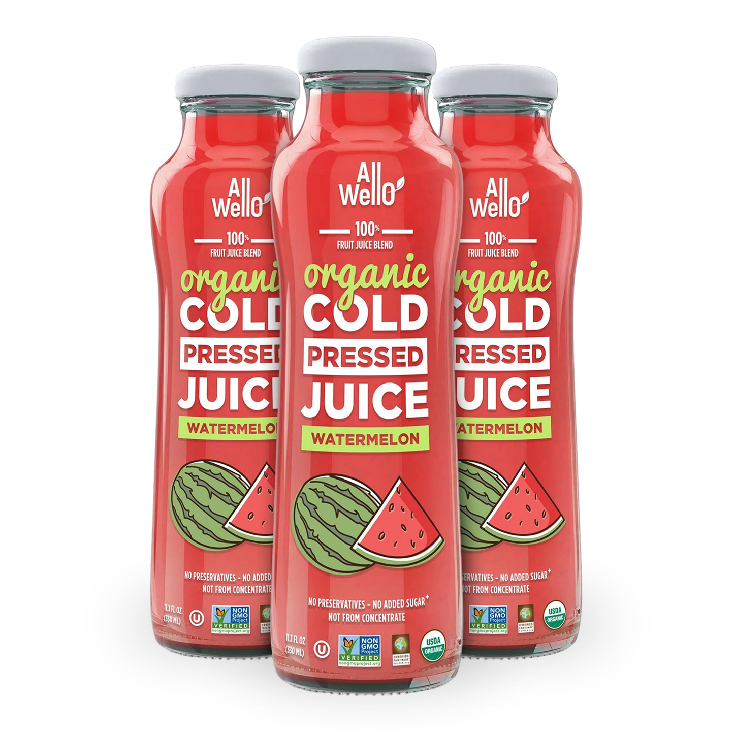 Refreshing Organic Watermelon Cold-Pressed Juice
