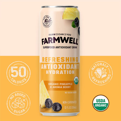 Organic Pineapple & Aronia Berry - 12 Pack